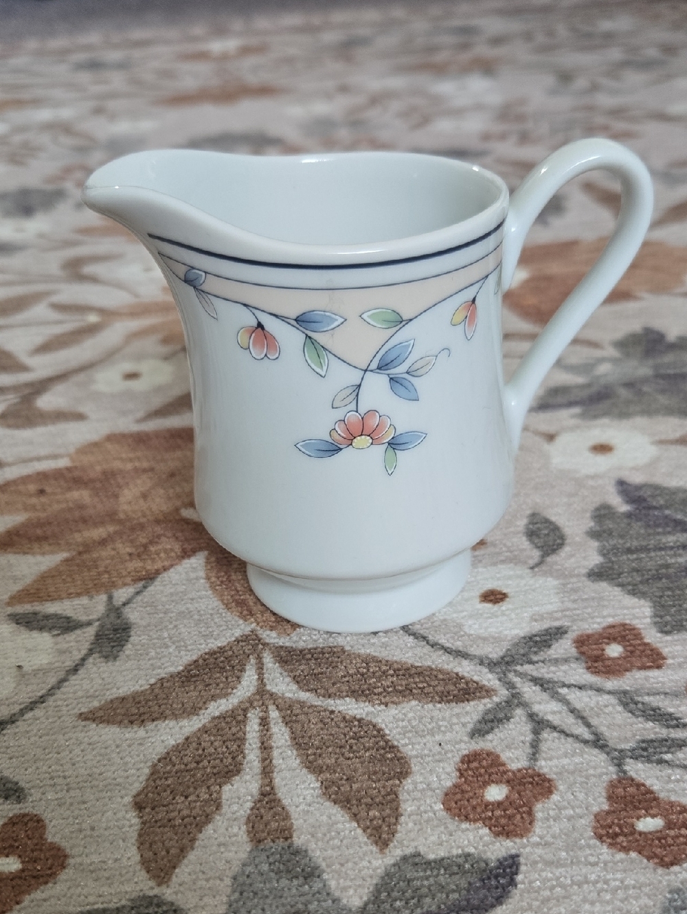 Vintage Princess House Heritage Blossom China Porcelain Creamer